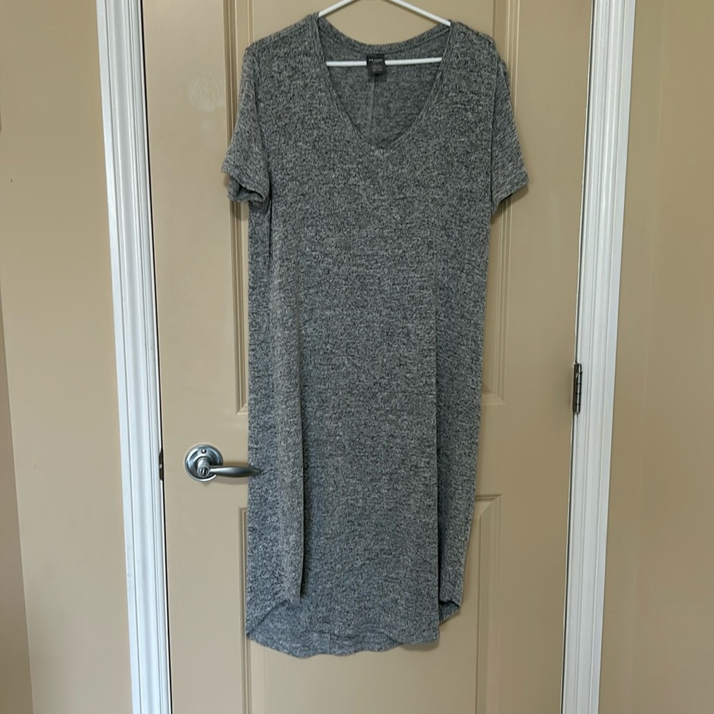 Joe fresh grey midi dress size XL